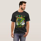 レプラコーンに騎乗するティラノサウルス Tシャツ (正面フル)