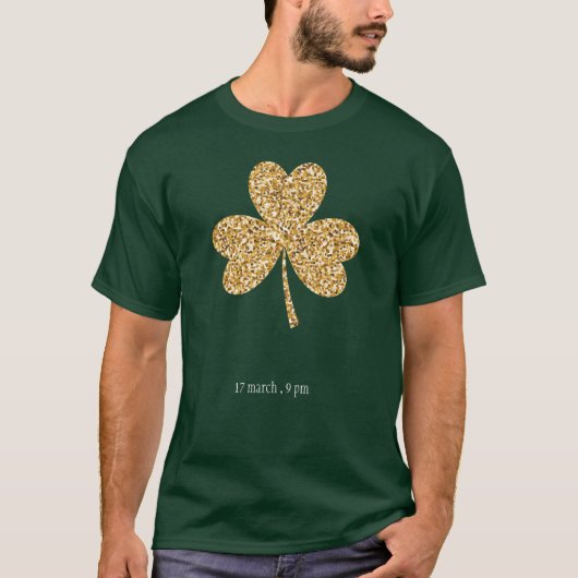 レプラコーン 聖パトリック祭 パーティー招待状 Tシャツ (正面)