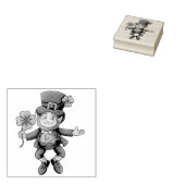 レプラチョンジャンピングセントパトリックの日ウッドブロック ラバースタンプ (押印)