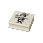 レプラチョンジャンピングセントパトリックの日ウッドブロック ラバースタンプ (スタンプ)