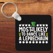 レプラーシャン・St patricksのように踊りそうだ キーホルダー (正面)