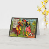 レプリカのヴィンテージのイメージ、うるう年1908年 カード (黄色い花)