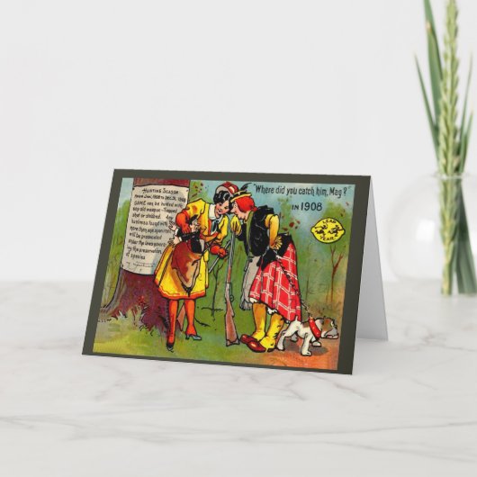 レプリカのヴィンテージのイメージ、うるう年1908年 カード (正面)