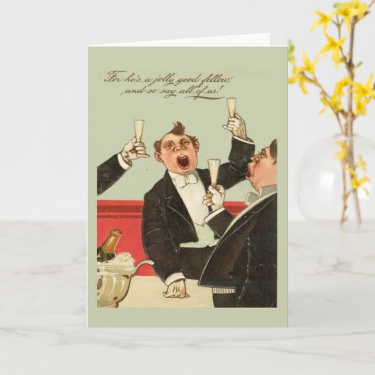 レプリカのヴィンテージのイメージ、すてきでよい仲間! カード (黄色い花)