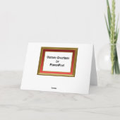 レプリカのヴィンテージのイメージ、青いデルフトのオランダの生命 カード (裏面)