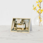 レプリカのヴィンテージのイメージ、2の会社 カード (黄色い花)