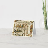 レプリカのヴィンテージのイメージ、Bayeauxのタペストリー カード (正面)