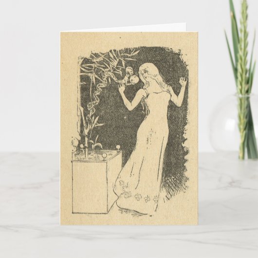 レプリカのヴィンテージのフランスのなイメージ、誘惑 シーズンカード (正面)