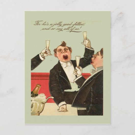 レプリカヴィンテージはがきすてき、良い仲間 シーズンポストカード (正面)