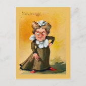 レプリカヴィンテージはがき、ユーモア、カップル1 ポストカード (正面)