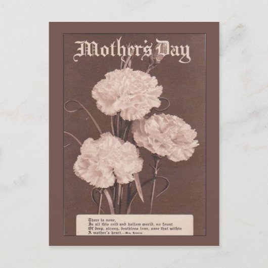 レプリカヴィンテージはがき、母の日 ポストカード (正面)