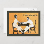 レプリカヴィンテージはがき、私は私たちは会っておかしい、kid ポストカード (正面/裏面)