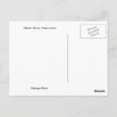 レプリカヴィンテージガーナ、アクラ、タウンセンター ポストカード (裏面)