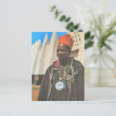 レプリカヴィンテージガーナ、部族のチーフ ポストカード (スタンド正面)