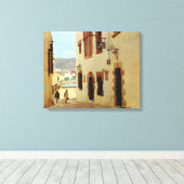 レプリカヴィンテージスペイン、シテージオールドシティ キャンバスプリント (インサイチュ (ウッドフロア))