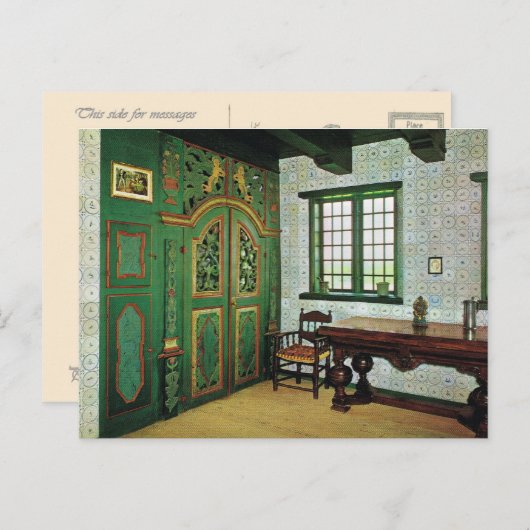 レプリカヴィンテージデンマークファームハウスフォーク博物館 ポストカード (正面/裏面)