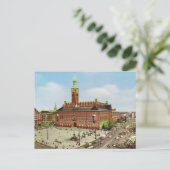 レプリカヴィンテージデンマーク、コペンハーゲン、市役所 ポストカード (スタンド正面)