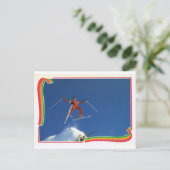 レプリカヴィンテージフランスウィンタースポーツ，スキー ポストカード (スタンド正面)