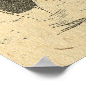 レプリカヴィンテージフランス、ビーチ上のおもしろい ポスター (角)