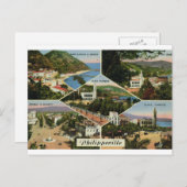 レプリカヴィンテージポストカードアルジェリア、フィリピン ポストカード (正面/裏面)