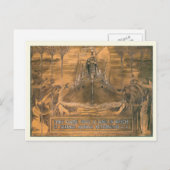 レプリカヴィンテージポストカード、銅版木、銅版、版画 ポストカード (正面/裏面)