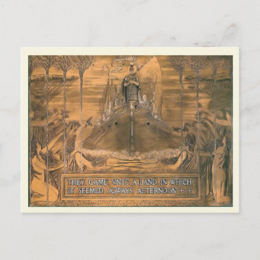 レプリカヴィンテージポストカード、銅版木、銅版、版画 ポストカード (正面)