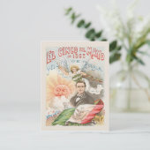 レプリカヴィンテージポストカードCinco de mayo 1862 ポストカード (スタンド正面)