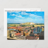 レプリカヴィンテージヨハネスバーグ、金ゴールド鉱山 ポストカード (正面/裏面)
