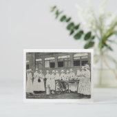 レプリカヴィンテージ赤十字食堂の労働者、 ポストカード (スタンド正面)