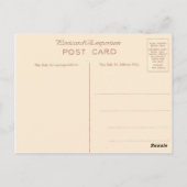 レプリカヴィンテージ退院後の退院 ポストカード (裏面)