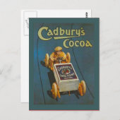 レプリカ広告ヴィンテージズ、キャドバリーのココア ポストカード (正面/裏面)