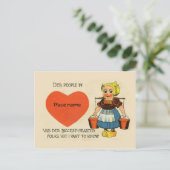 レプリカ ヴィンテージ ポストカード、オランダのユーモア 1 ポストカード (スタンド正面)