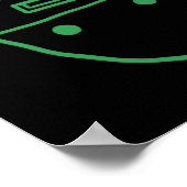 レプレおもしろいチョーヌアマチュアスケッチミームアイリッシュセントパー ポスター (角)