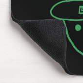 レプレおもしろいチョーヌアマチュアスケッチミームアイリッシュセントパー マウスパッド (コーナー)