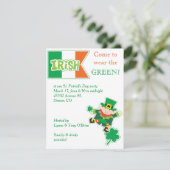 レプレシャウンSt patricks dayパーティの招待状 招待状 (スタンド正面)