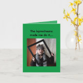 レプレシャンは私にそれを折り畳んだグリーティングカードを作った カード (黄色い花)