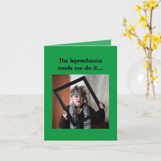 レプレシャンは私にそれを折り畳んだグリーティングカードを作った カード (黄色い花)