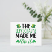 レプレシャンは私を聖パトリックの日にする ポストカード (スタンド正面)