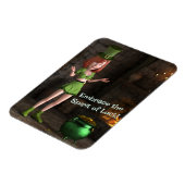 レプレシャン漫画ガール金ゴールドのポットの隣 マグネット (左側)