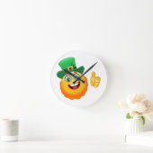 レプレシャン絵文字 ラウンド壁時計 (ホーム)