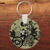 レプレシャン語（黒） キーホルダー (正面)