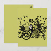 レプレシャン語（黒） ポストカード (正面/裏面)