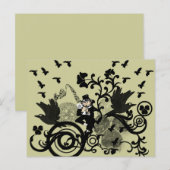 レプレシャン語（黒） ポストカード (正面/裏面)