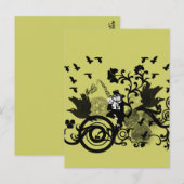 レプレシャン語（黒） ポストカード (正面/裏面)