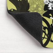 レプレシャン語（黒） マウスパッド (コーナー)