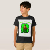 レプレシャン魔法ボーイズブラックベーシックTシャツ Tシャツ (正面フル)