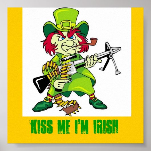 レプレシャン、キスME I'M IRISH ポスター (正面)