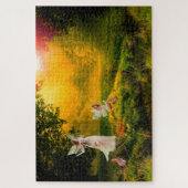 レプレシュンや小さな人々が住んでいる場所。 ジグソーパズル (縦)