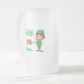 レプレショーンを飲む フロストグラスビールジョッキ (正面左)