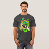 レプレショーンキャットがレインボーセントパティに搭乗 Tシャツ (正面フル)